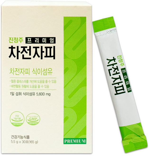 진정주 프리미엄 차전자피(30포), 1개, 30개입, 5.5g