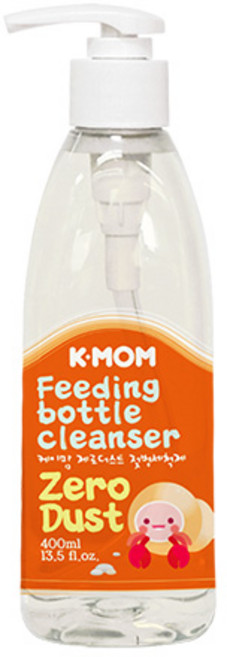 케이맘 제로더스트 액상 젖병세정제 퓨어레몬향, 400ml, 1개