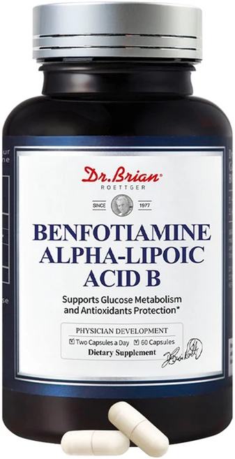 닥터브라이언 벤포티아민 알파 리포익 애시드 B 캡슐, 1개, 60정 - 쿠팡