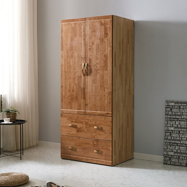 가이온 제넷 고무나무 옷장, 04. 제넷 고무나무 800 서랍형 옷장_월넛