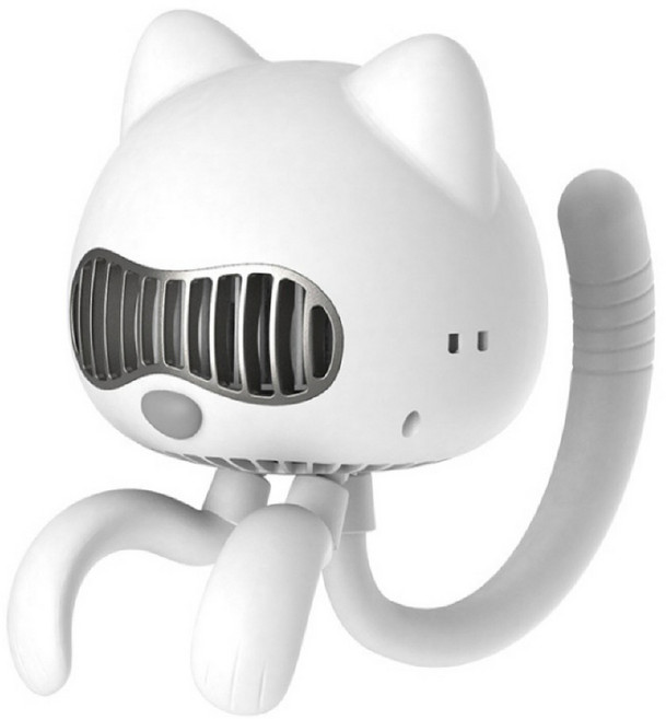 링크업 휴대용 아기 유모차 선풍기 문어발 악세사리, 화이트, 1개