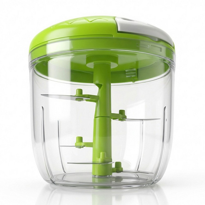 루메이크 분리세척 만능 마늘 야채 다지기, 1개, 그린