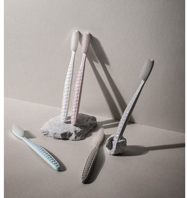 왕타 통칫솔 스톤 화이트, 10개입, 2개