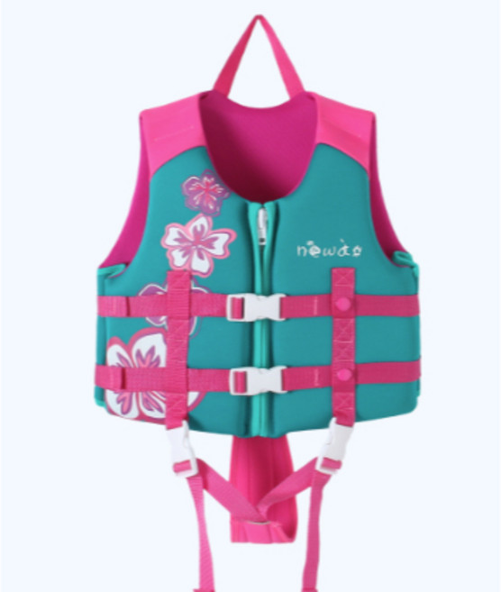 NEWAO 兒童救生衣 浮力衣, 小花
