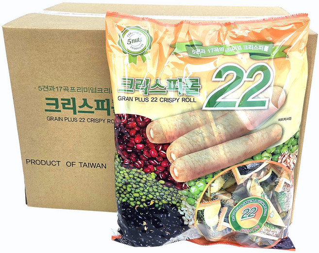 새마원 크리스피롤22곡 5가지견과류+17가지곡물류 곡물그대로 22, 550g, 8개
