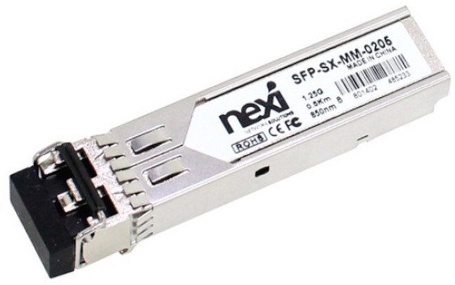 (NEXI) 넥시 멀티모드 미니지빅(SFP) 모듈 (SFP-SX-MM-0205) (NX521/HPE호환용), 1개