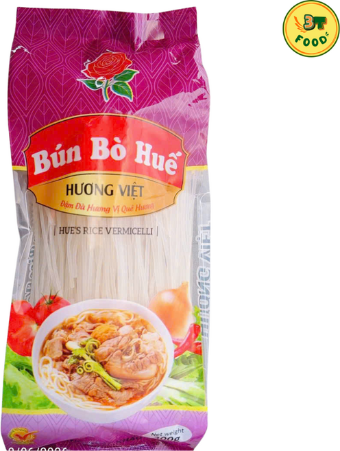 정통 베트남의 맛 BUN BO HUE HUONG VIET 분보후에 쌀국수 300g 1.8mm, 5개