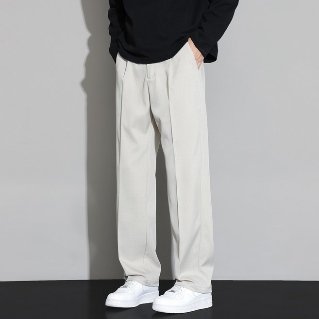 남성용 히든밴딩 정장슬랙스 남성 캐주얼 긴바지 Y-2508