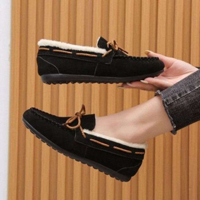방한로퍼 플랫슈즈 모카신 플랫 겨울 방한 스웨이드 플랫슈즈 무지플랫 구두플랫