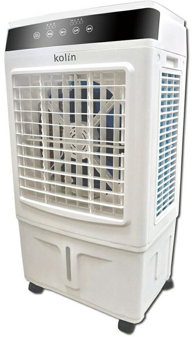 Kolin歌林 25公升水冷扇，具備遠端遙控與三面進風設計，適用於居家與營業空間