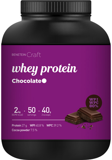 베네틴 크래프트 웨이 단백질 쉐이크 초코맛, 1개, 2kg
