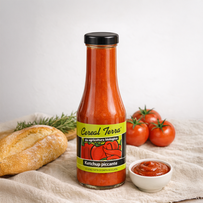 시리얼테라 유기농 스파이시 케첩 350g, 1개