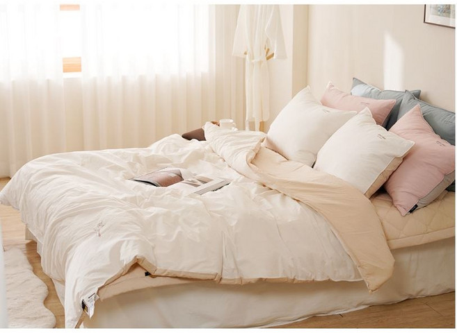 (세탁망 증정) 호주산 프리미엄 메리노울 양모 이불 세트