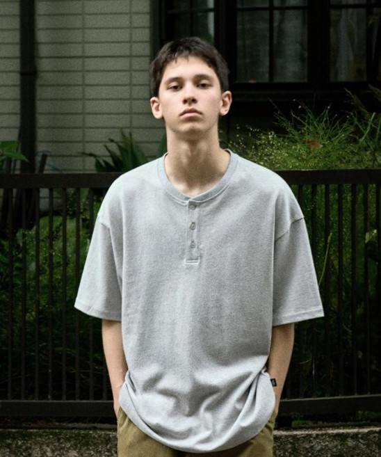 미니멀프로젝트 헤비웨이트 헨리넥 반팔티셔츠 MST180 / 5COLOR