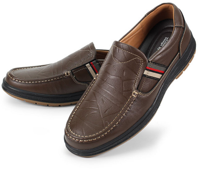 남성 소가죽 로퍼 미끄럼방지 편한 남자 정장화 캐주얼 구두