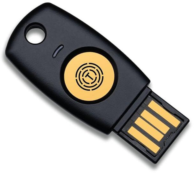 FIDO 보안 키 TrustKey T110 FIDO2 U2F 2단계 인증 USB 키 PIN+터치 (비생체 인식) USB-A 타입