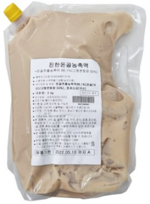 대상 진한돈골농축액, 4개, 2kg