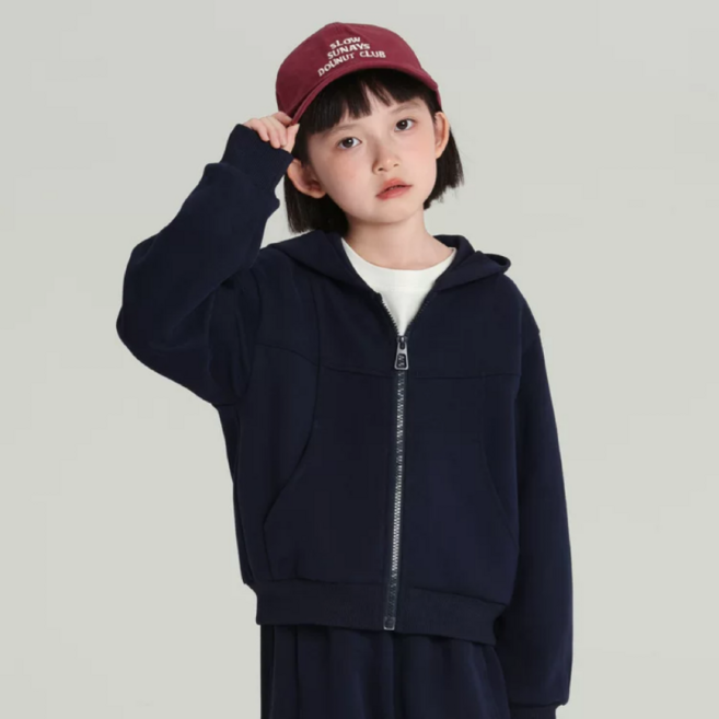 루비키즈 봄 가을 간절기 아동 주니어 여아 후드 집업 맨투맨 티셔츠 B168