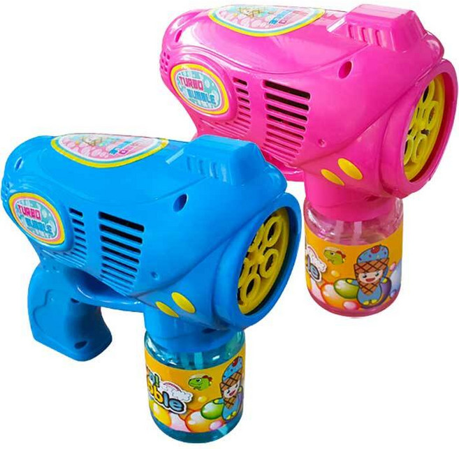 [애들랜드] 스피닝 터보 버블건 블루 핑크, 01_스피닝_터보_버블건_블루, 색상:01_스피닝_터보_버블건_블루