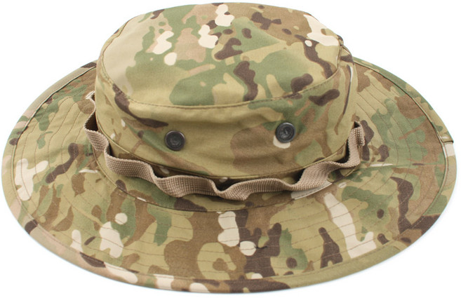 US 특수부대 방수 정글모 멀티캠 미육군 남자 정글 모자 남성 부니햇 벙거지 사파리 등산 낚시 캠핑 BY