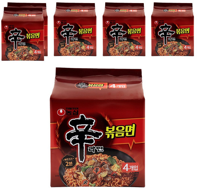 신라면 볶음면, 24개