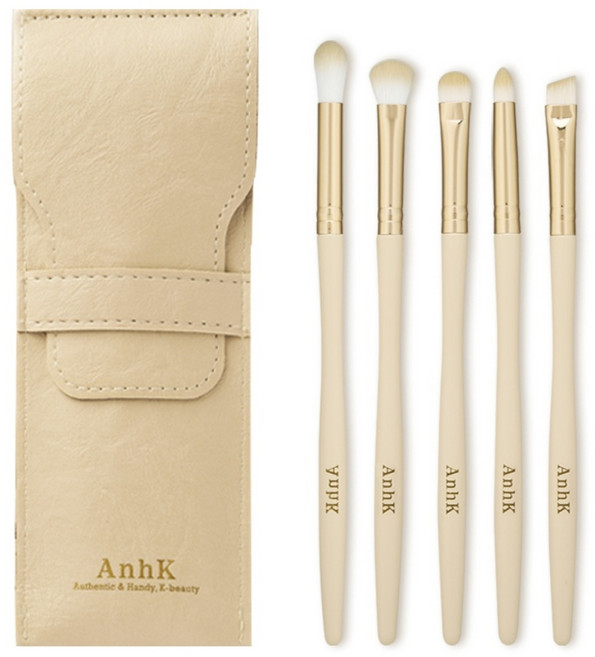 안크 아이섀도우브러쉬 메이크업 브러쉬 세트 프리미엄 5종, 1개