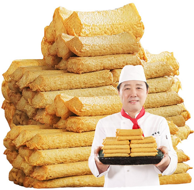 [신구성 맛본가] (9봉지 또는 18봉지) 생선살 연육 어묵 조봉창 명인의 수제 두부 어육바 두부 어묵 HACCP인증, 30g, 45개