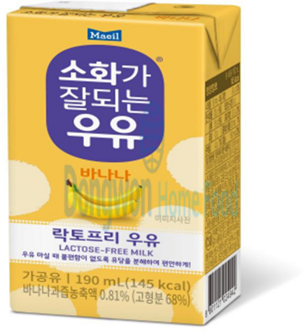 매일유업 소화가 잘 되는 우유 바나나, 190ml, 3개