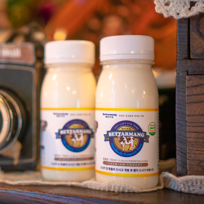 베따르망 가당요거트 500ml 2개