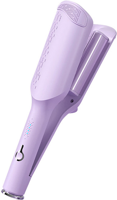 Windee 물결 고데기 32/13MM 볼륨 펌고데기 물결웨이브 음이온 케어 오일 세라믹 코팅 온도조절 220V, 32MM, 화이트, 32MM 화이트