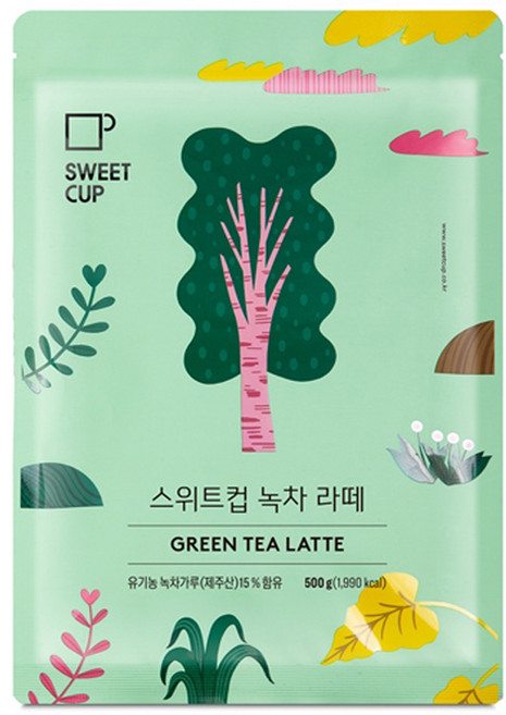 스위트컵 녹차라떼 파우더, 500g, 1개입, 1개