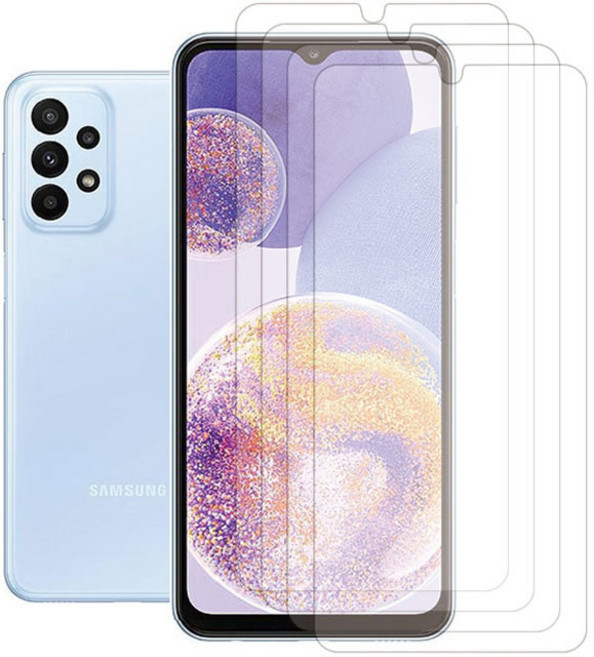 스톤스틸 갤럭시 A23 방탄 강화 유리 액정 보호 필름 (a235) 4매, 4개