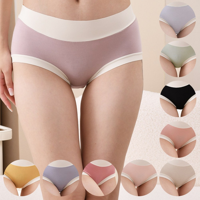 케렌시아앳홈 여성팬티 10종 면Y존 고탄력 여자속옷 50수 언더웨어 세트