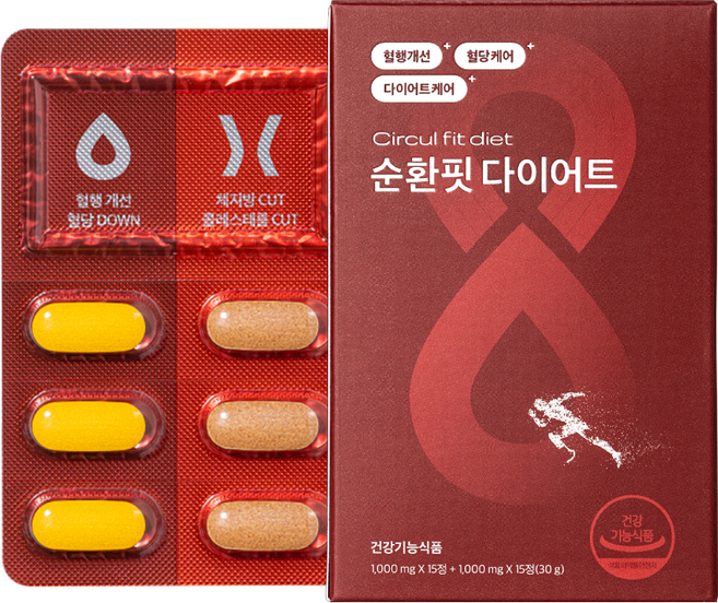 이츠스포츠 순환핏 다이어트 보조제, 1개, 30정