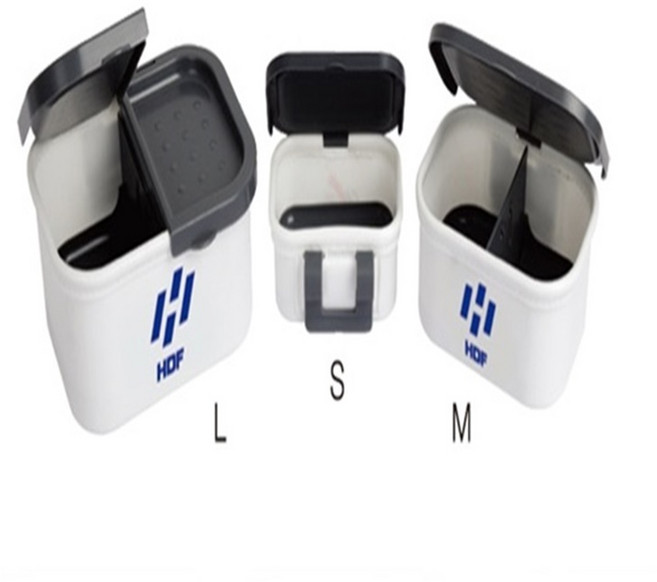 해동 카리스마 EVA 미끼통(S)/HT-1042/크릴통/소형, 1.해동조구 사각 EVA 미끼통_S(HT-1042)