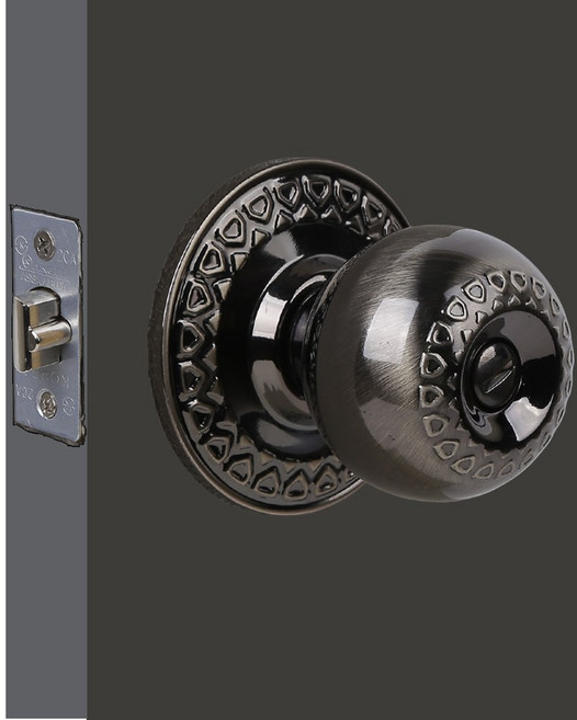 (락이록이) 8300G 원통형 방문 욕실문 사무실 손잡이 동전형 (무키), AB, 1개