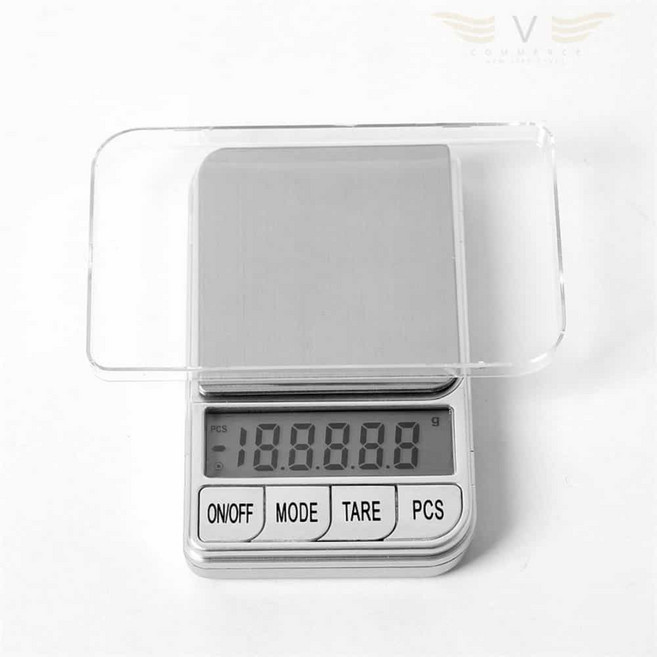 포켓용 정밀 전자저울 500gx0.1g 가정용 디지털저울, 상세 참조, 1개