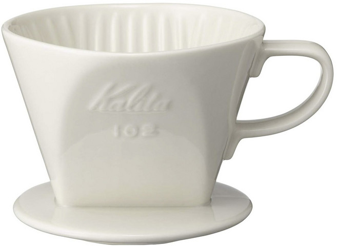 칼리타 도자기제 커피드리퍼 102-로토 화이트 2-4인용, 1개, 0ml