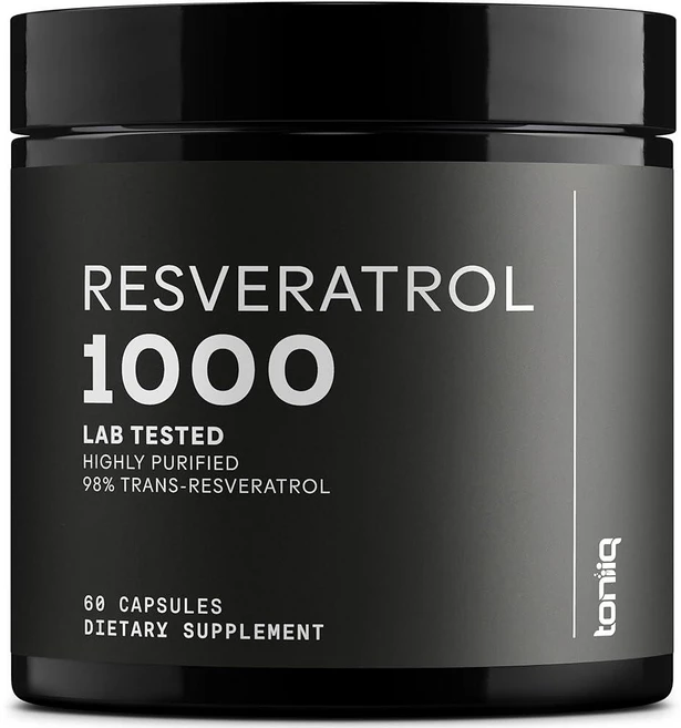 Toniiq 토니크 레스베라트롤 1000mg 캡슐 60정, Toniiq 토니크 레스베라트롤 1000mg 캡슐 60, 1개 - 쿠팡