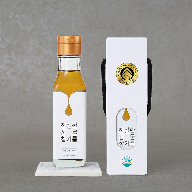 [진실한 선물] 참기름 (120ml), 1개, 120ml