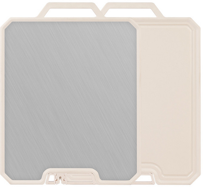 HA.M 스테인리스 다용도 양면 도마 다기능 PP 항균 스탠 도마 논슬립 가정용, 1개