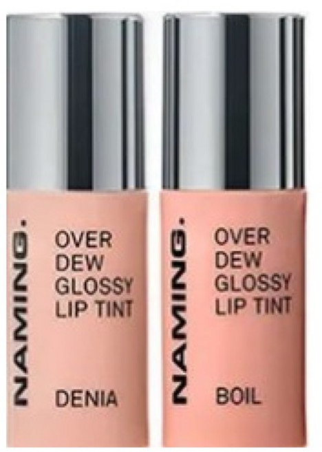 [NEW컬러] 네이밍 오버 듀 글로시 립 틴트 미니 듀오 세트, 1개, 1.4g, ROAST+BOIL