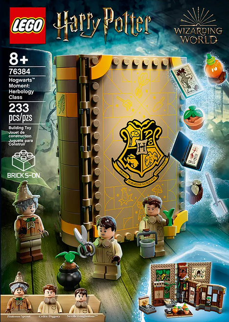 레고 해리포터 76384 호그와트 마법책 약초학 수업, 혼합 색상, 1개