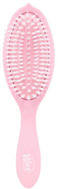 Wet Brush Go Green 코코넛 오일 주입 디탱글링 헤어 브러시 - 통증 없는 매우 부드러운 디탱글러 빗살이 엉킴을 쉽게 통과합니다 - 갈라진 끝으로부터 보호, Pink/Watermelon, 1개 - 쿠팡
