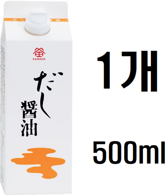카마다 다시 간장 쇼유, 1개, 500ml