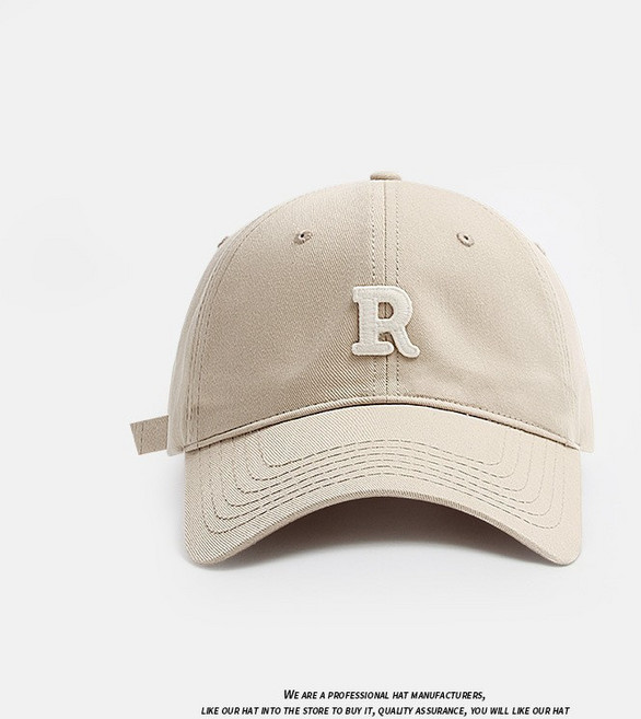 日系秋冬女時尚流行復古字母刺繡鴨舌帽戶外運動出行男遮陽棒球帽