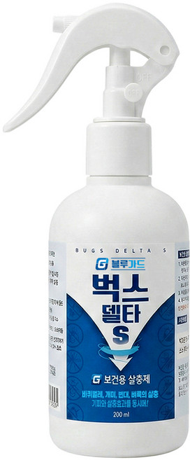벅스델타S 벌레 살충제 해충 퇴치제 스프레이, 1개, 200ml