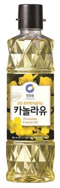 청정원 카놀라유, 500ml, 9개