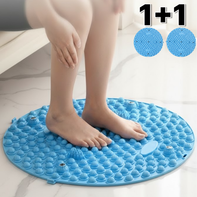 비전룸 발지압 매트, 블루, 2개