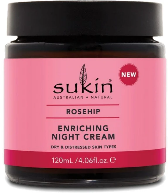 (호주직배) 수킨 로즈힙 인니칭 나이트 크림 120ml Sukin Rosehip Enriching Night Cream 120ml, 1개 - 쿠팡